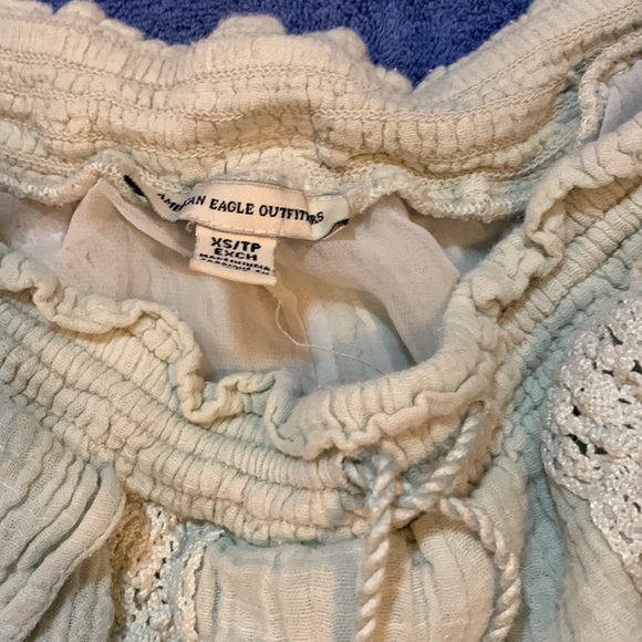 Light mint flowy shorts - Picture 2 of 3